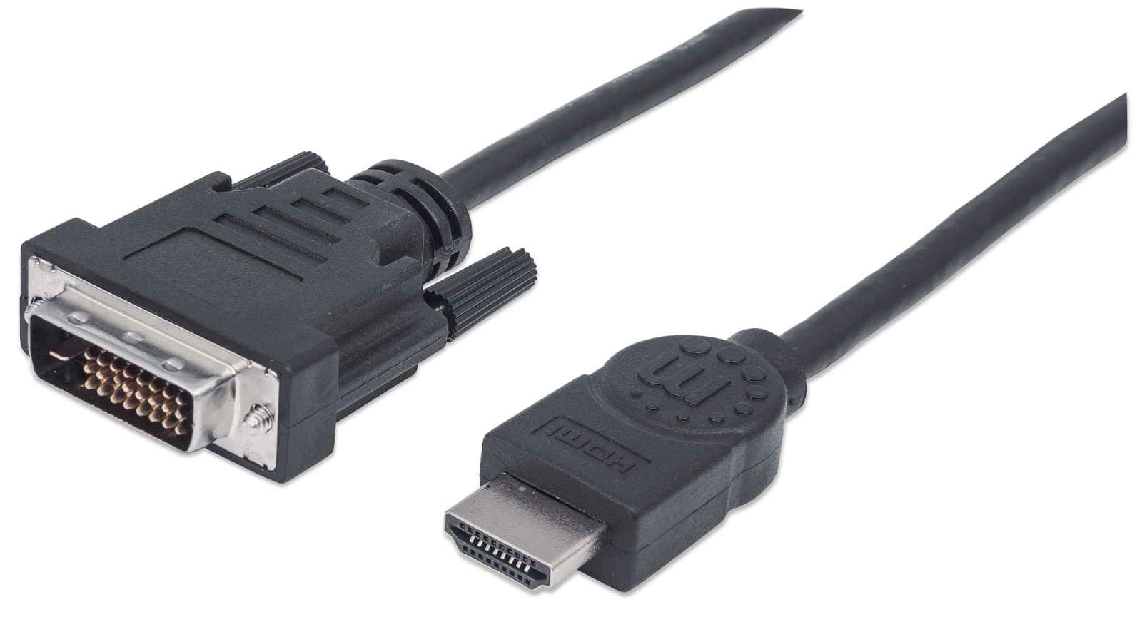 Cable para Monitor HDMI a DVI-D, 1.8 m – Importadora Roma del Oeste S.A